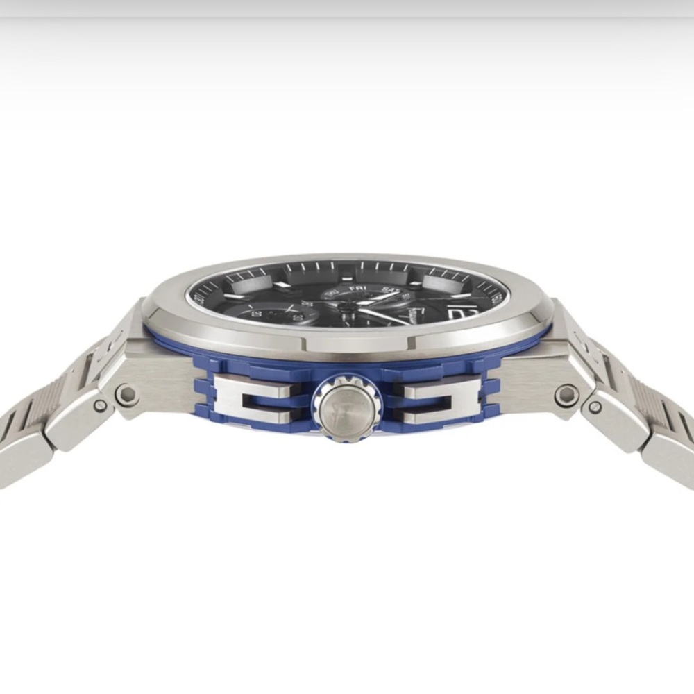 NWT SALVATORE FERRAGAMO F-80 Titanium Tech Mens Watch - Picture 14 of 15